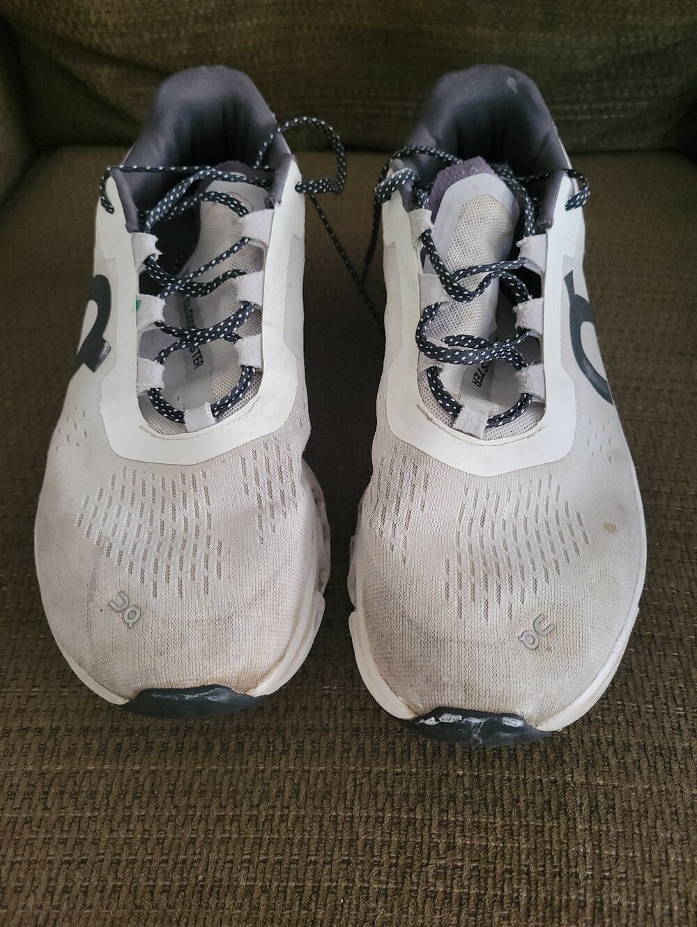 On Running Men’s Athletic Shoes - White/Black Accent